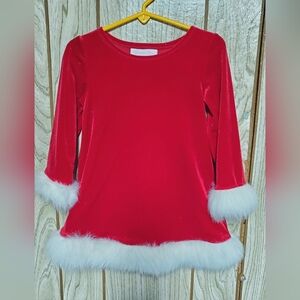 Bonnie Baby Christmas Santa Dress, 24M